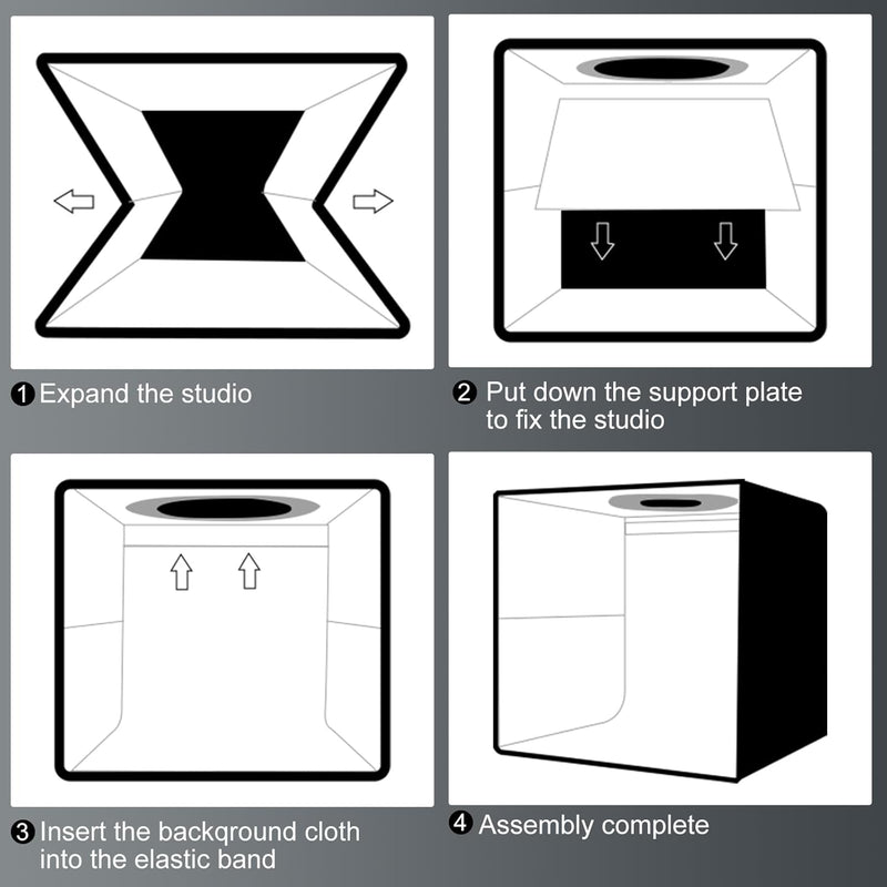 Mini Light Box Photography Portable Folding Photo