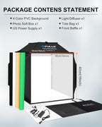 Mini Light Box Photography Portable Folding Photo