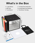 Mini Light Box Photography Portable Folding Photo