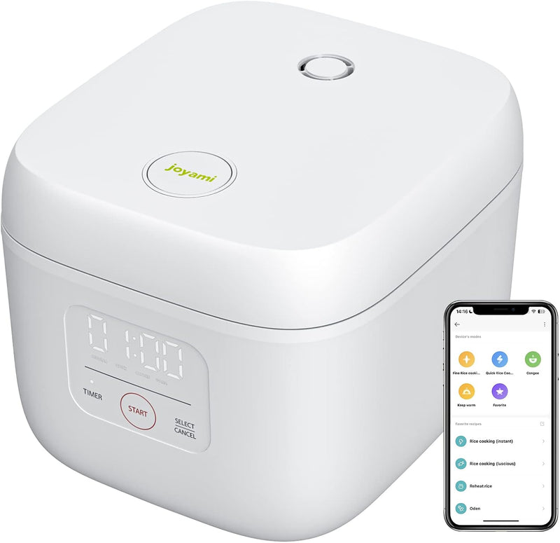 Mini Smart Rice Cooker 1.6L 3.5 Cups