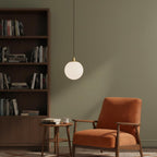 Minimalist 3-Light Cluster Pendant Finish Glass Ball Shades