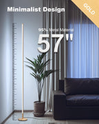 Minimalist Corner Floor Lamp 2700K-6500K Dimmable LED Night