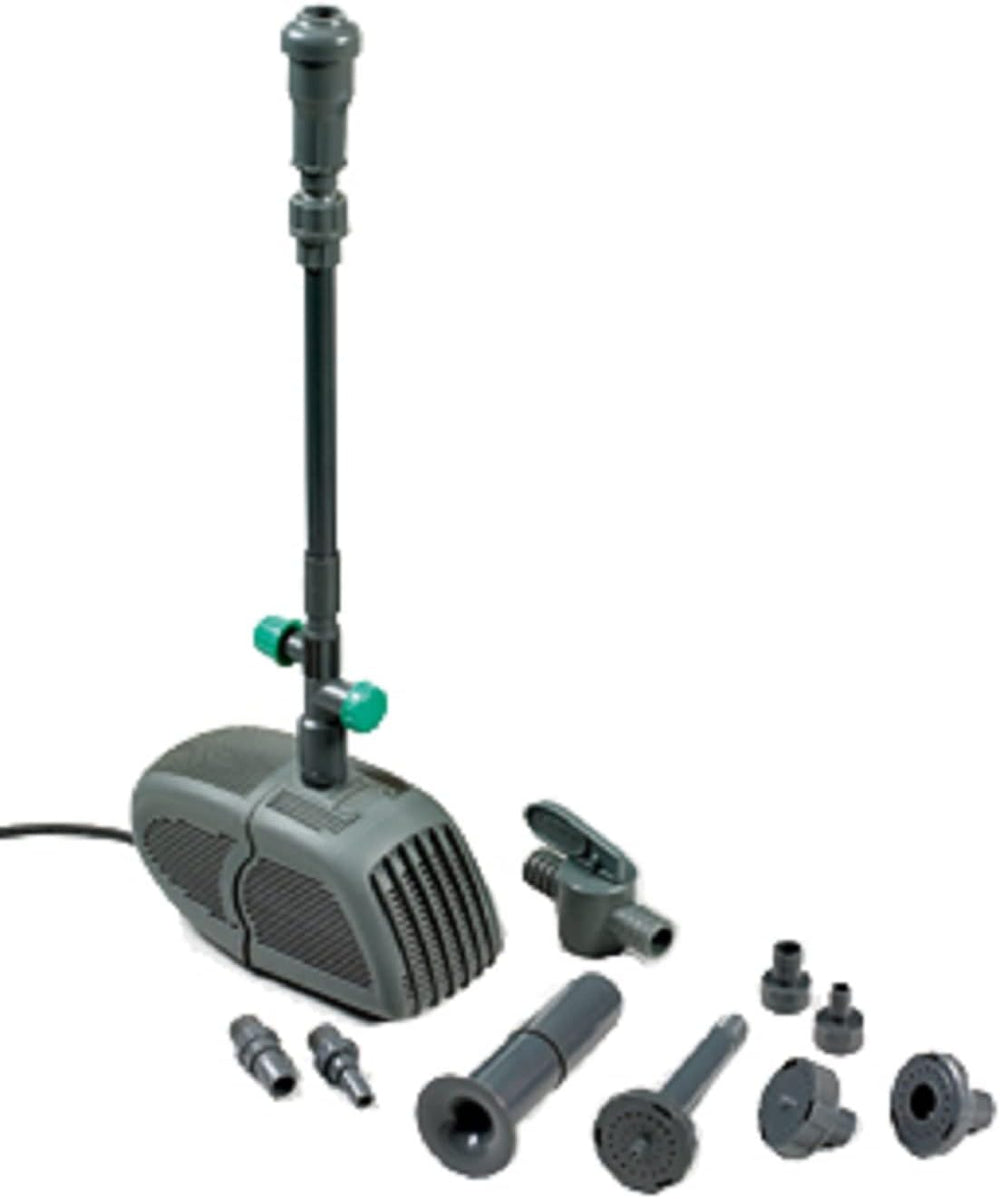 Minipond Pump in Pond with the Maximum Volume