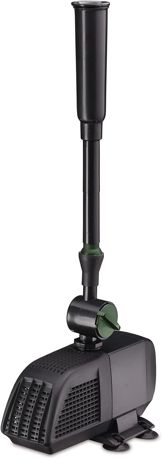 Minipond Pump in Pond with the Maximum Volume