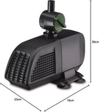 Minipond Pump in Pond with the Maximum Volume