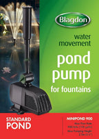 Minipond Pump in Pond with the Maximum Volume