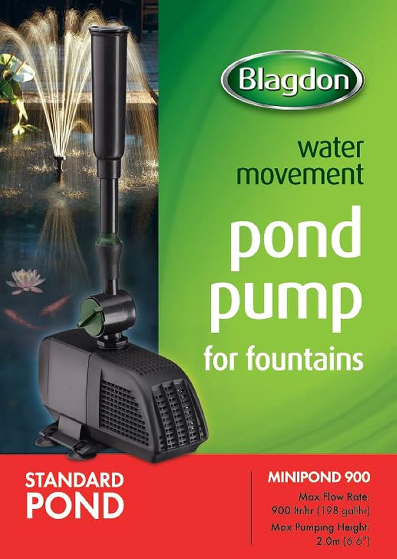 Minipond Pump in Pond with the Maximum Volume