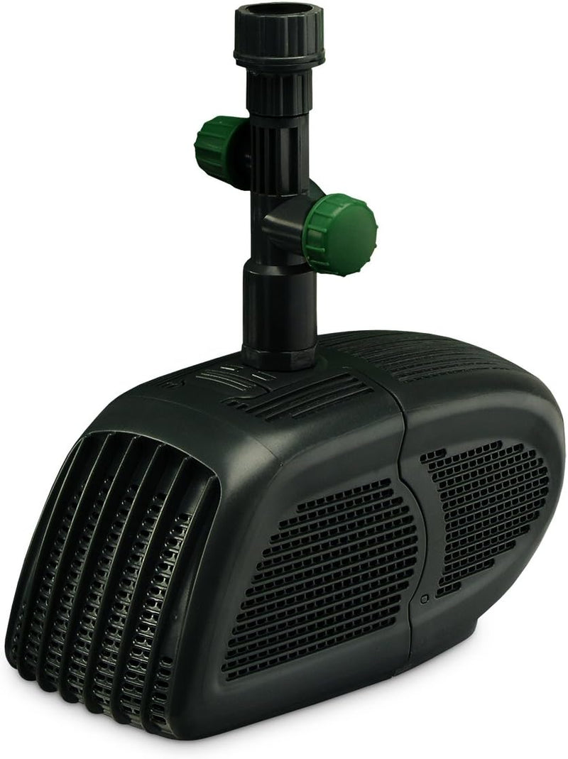 Minipond Pump in Pond with the Maximum Volume