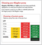 Minipond Pump in Pond with the Maximum Volume