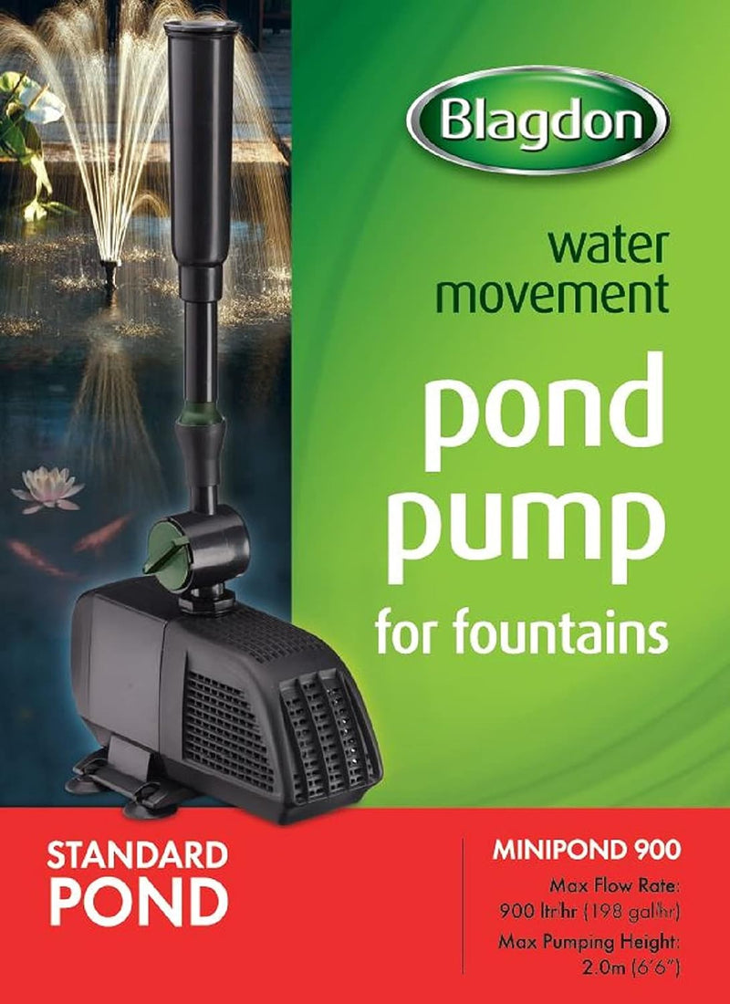 Minipond Pump in Pond with the Maximum Volume
