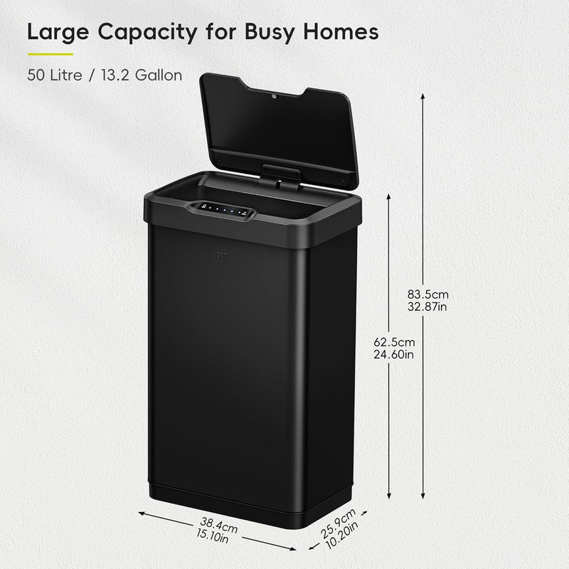 Mirage X 80L Motion Sensor Bin Large Automatic