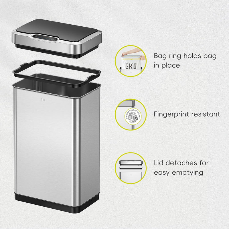 Mirage X 80L Motion Sensor Bin Large Automatic
