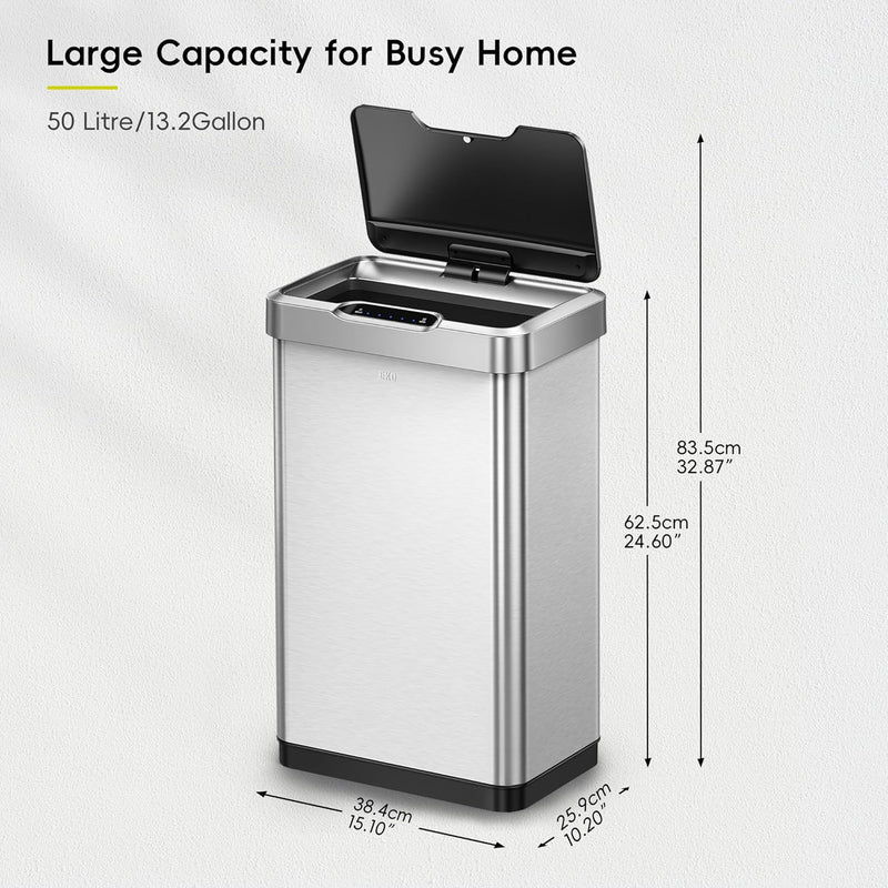 Mirage X 80L Motion Sensor Bin Large Automatic