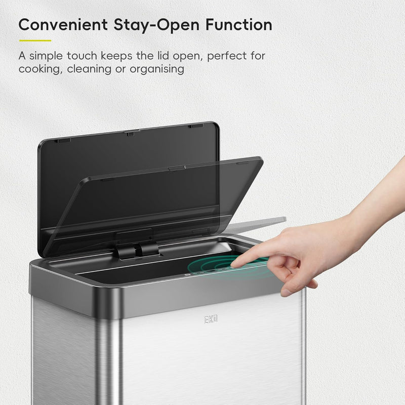 Mirage X 40L Automatic Sensor Kitchen Bin Double