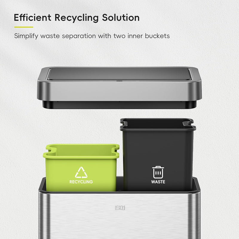 Mirage X 40L Automatic Sensor Kitchen Bin Double