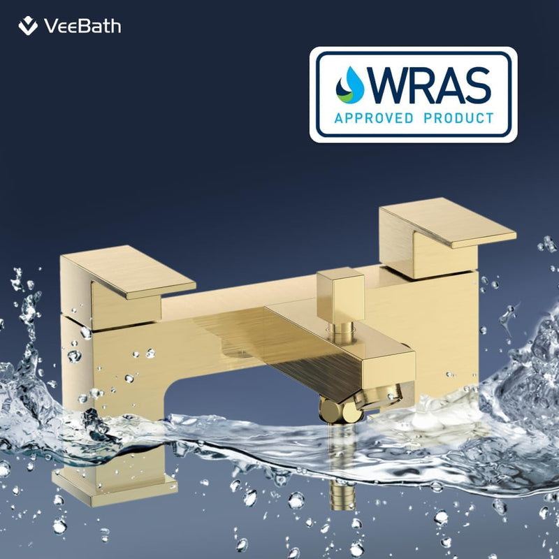 Mist Bath Shower Mixer Brushed Brass Finish
