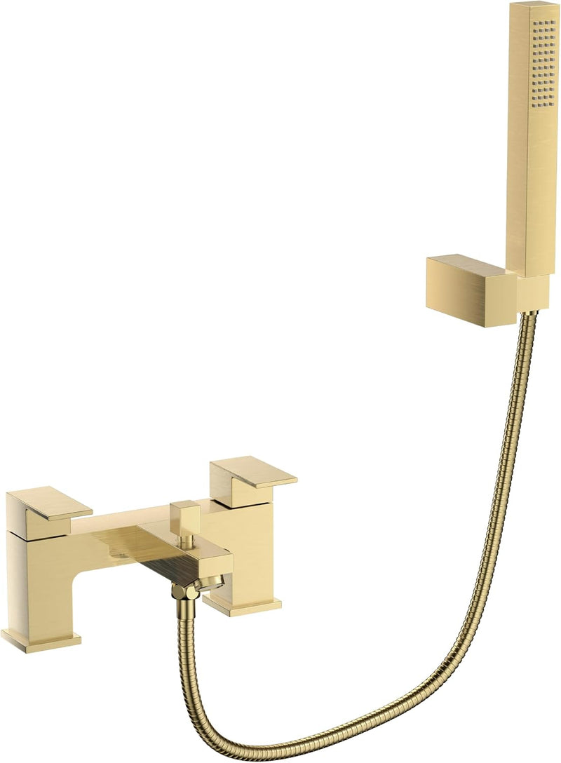 Mist Bath Shower Mixer Brushed Brass Finish