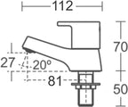 Mixer Basin Tap with Pop Up Waste B1148aa