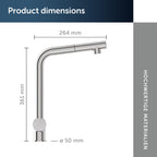 Mixer Basin Tap Without Pop Up Waste B1812aa