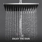 Mixer Set 10" Square Rainfall Head Handheld Solid
