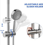 Mixer Set Height Adjustable System with 5 Jet