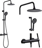 Mixer Set Rainfall System with Brass Bar Without