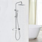 Mixer Set Rainfall System with Brass Bar Without