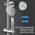 Mixer Set System 26x19CM Rain Thermostatic Bar