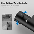 Mixer Set System 26x19CM Rain Thermostatic Bar