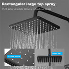 Mixer Set System 26x19CM Rain Thermostatic Bar