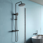 Mixer Set System 26x19CM Rain Thermostatic Bar