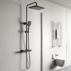 Mixer Set System 26x19CM Rain Thermostatic Bar
