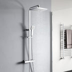Mixer Set Thermostatic with Rainfall Head Adjustable Height