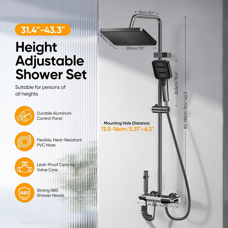 Mixer Set with Piano Key Control Adjustable Height