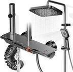 Mixer Shower Set with 12.4" Rainfall Head Piano