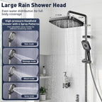 Mixer Shower Set with 12.4" Rainfall Head Piano