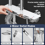 Mixer Shower Set with 12.4" Rainfall Head Piano