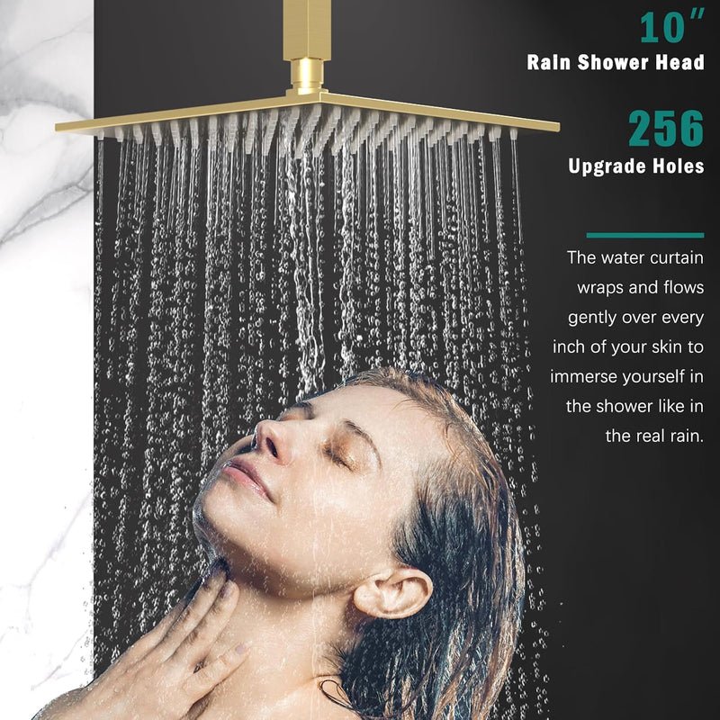 Mixer Shower System with Digital Display Thermostatic Valve