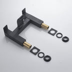 Mixer Tap Waterfall Tub Taps Square Bathroom Brass