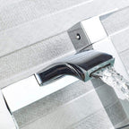 Mixer Tap Waterfall Tub Taps Square Bathroom Brass