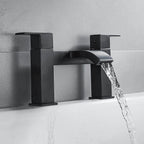 Mixer Tap Waterfall Tub Taps Square Bathroom Brass