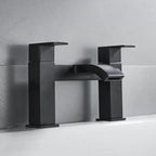 Mixer Tap Waterfall Tub Taps Square Bathroom Brass