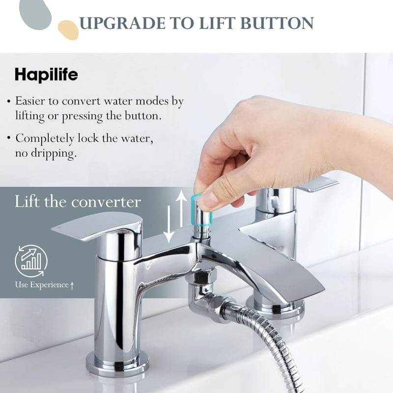 Mixer Taps Waterfall with Handheld Shower Head Bathroom