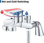 Mixer Taps with Shower Set Modern Attachment Single