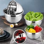 Mixing Bowl Stainless Steel Nesting Bowls for Kitchen (Set of 5)