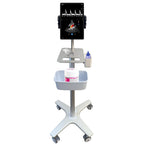 Mobile Cart Stand with Storage Tray Rolling Trolley