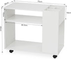 Mobile File Cabinet Lateral Printer Stand with Open