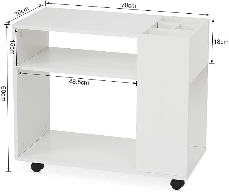 Mobile File Cabinet Office Lateral Filing with Open