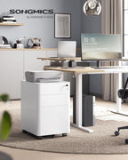 Mobile File Cabinet Office with Wheels and Lock