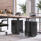 Mobile File Cabinet Office with Wheels and Lock